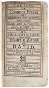 THE BOOK OF COMMON PRAYER.  1687 + THE WHOLE BOOK OF PSALMS.  1689